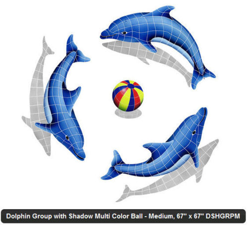 Dolphin Pool Mosaic