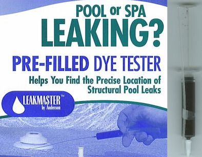 Swimming Pool Leak Find Dye Syringe