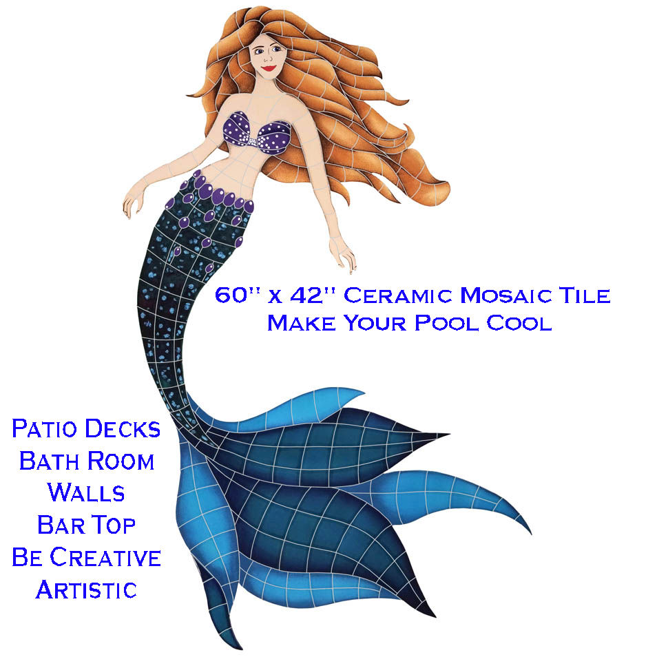 Mermaids Pool Mosaics