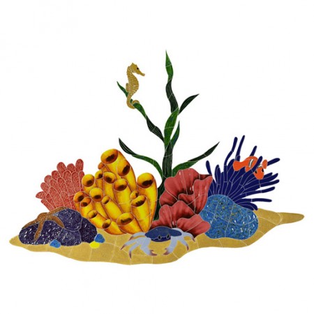 Mosaic Tropical Coral Reef
